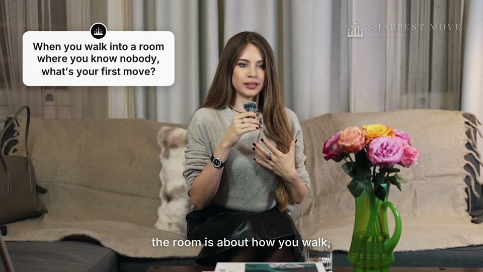 Xenia answering a member's question in the October private video